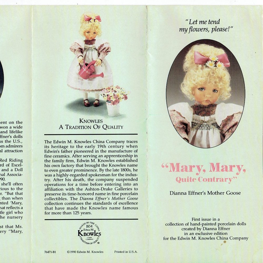 Mary, Mary Quite Contrary by Dianna Effners